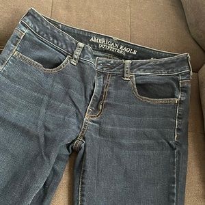 AE dark wash jegging